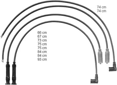Комплект электропроводки BERU ZEF1006