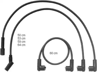 Комплект электропроводки BERU ZEF1029