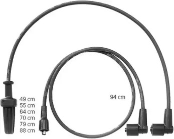 Комплект электропроводки BERU ZEF1077