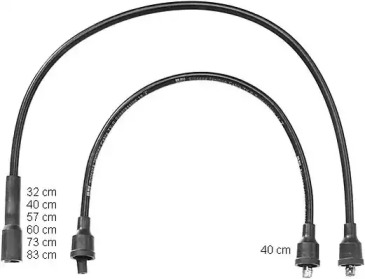 Комплект электропроводки BERU ZEF1091