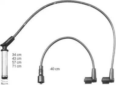 Комплект электропроводки BERU ZEF1118