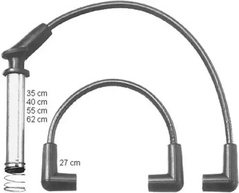 Комплект электропроводки BERU ZEF1123