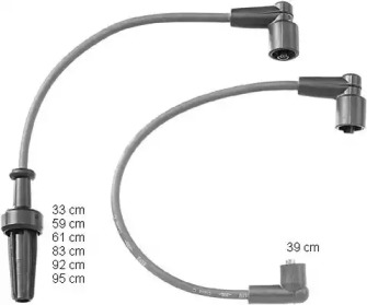 Комплект электропроводки BERU ZEF1164