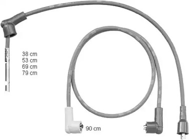 Комплект электропроводки BERU ZEF1206