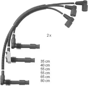 Комплект электропроводки BERU ZEF1235