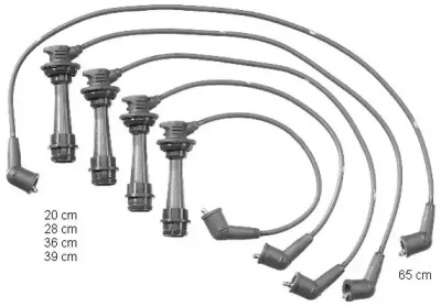Комплект электропроводки BERU ZEF1304