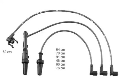 Комплект электропроводки BERU ZEF1388