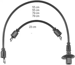 Комплект электропроводки BERU ZEF304