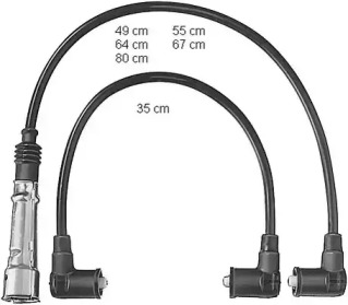 Комплект электропроводки BERU ZEF404