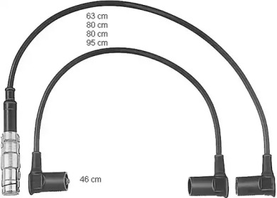 Комплект электропроводки BERU ZEF466