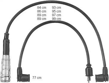 Комплект проводов зажигания BERU ZEF472