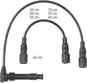 Комплект электропроводки BERU ZEF569