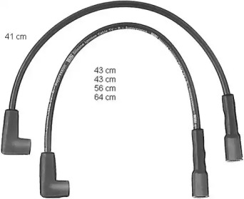 Комплект электропроводки BERU ZEF574