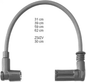 Комплект электропроводки BERU ZEF722