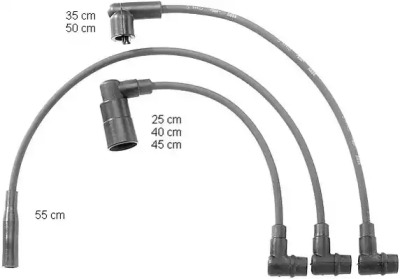 Комплект электропроводки BERU ZEF732