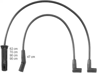 Комплект электропроводки BERU ZEF835