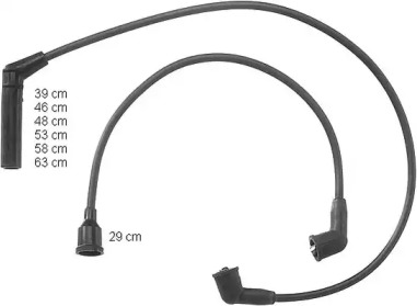 Комплект электропроводки BERU ZEF884