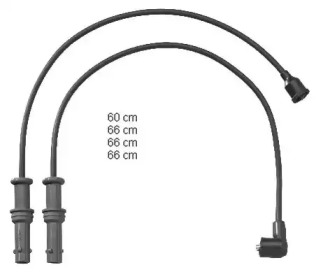 Комплект проводов зажигания BERU ZEF906