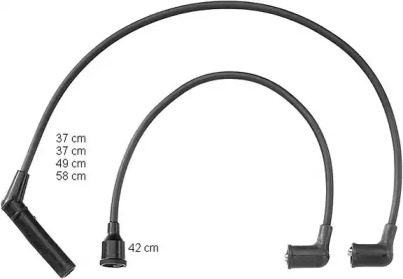 Комплект проводов зажигания BERU ZEF928