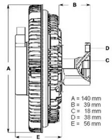 Сцепление BERU LK001