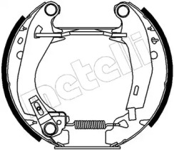 Комлект тормозных накладок METELLI 51-0009