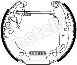 Комлект тормозных накладок METELLI 51-0168