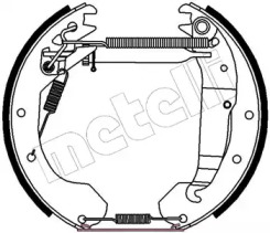 Комлект тормозных накладок METELLI 51-0175