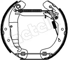 Комплект тормозных колодок METELLI 51-0177