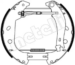 Комлект тормозных накладок METELLI 51-0216