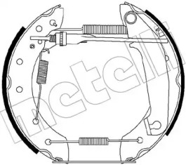 Комплект тормозных колодок METELLI 51-0252