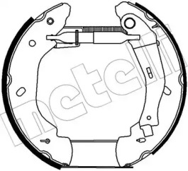 Комлект тормозных накладок METELLI 51-0272