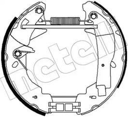 Комлект тормозных накладок METELLI 51-0308