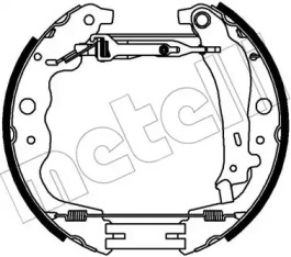 Комлект тормозных накладок METELLI 51-0340