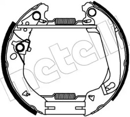 Комлект тормозных накладок METELLI 51-0341