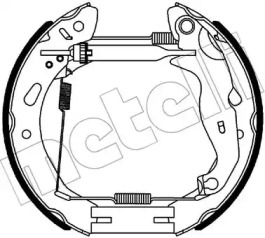 Комлект тормозных накладок METELLI 51-0343