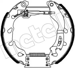 Комлект тормозных накладок METELLI 51-0355