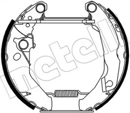 Комлект тормозных накладок METELLI 51-0409