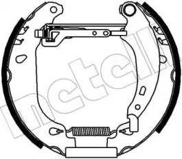 Комплект тормозных колодок METELLI 51-0435