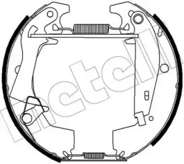 Комлект тормозных накладок METELLI 51-0453