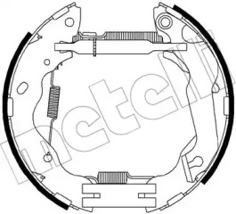 Комплект тормозных колодок METELLI 51-0457