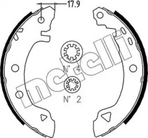 Комлект тормозных накладок METELLI 53-0001