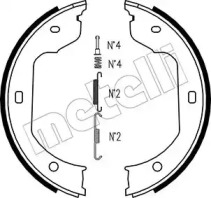 Комплект тормозных колодок, стояночная тормозная система METELLI 53-0019K