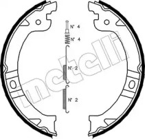 Комплект тормозных колодок, стояночная тормозная система METELLI 53-0027K