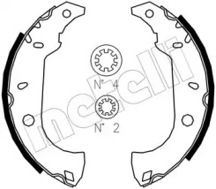 Комплект тормозных колодок METELLI 53-0067J