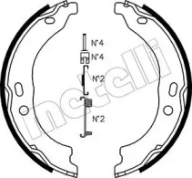 Комлект тормозных накладок METELLI 53-0095K