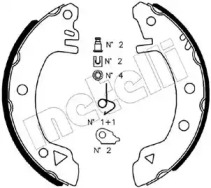 Комлект тормозных накладок METELLI 53-0112K