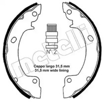 Комлект тормозных накладок METELLI 53-0165