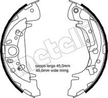 Комлект тормозных накладок METELLI 53-0172Y