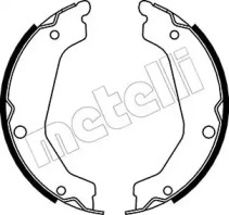 Комлект тормозных накладок METELLI 53-0183