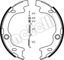 Комплект тормозных колодок, стояночная тормозная система METELLI 53-0185K